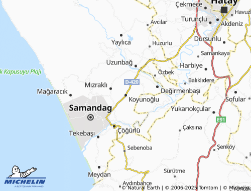 MICHELIN Koyunoğlu map - ViaMichelin
