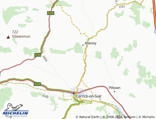MICHELIN Faugheen map - ViaMichelin