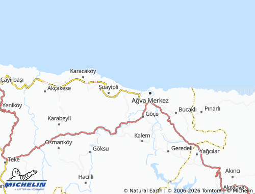 MICHELIN Kurfalli map - ViaMichelin
