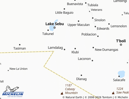 MICHELIN Lamdalag map - ViaMichelin