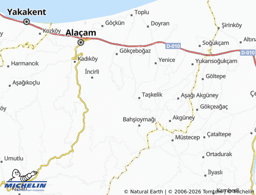MICHELIN Tefekli map - ViaMichelin