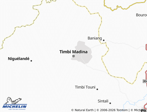 Mappa MICHELIN Timbi Madina - ViaMichelin
