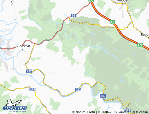MICHELIN veliko Svinjičko map - ViaMichelin