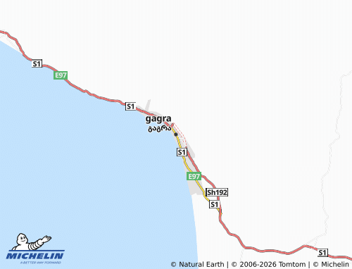 Carte MICHELIN gagra - ViaMichelin