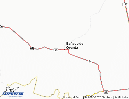 MICHELIN Bañado de Ovanta map - ViaMichelin