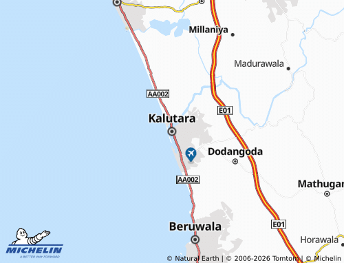 Mappa MICHELIN Kalutara - ViaMichelin