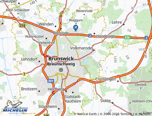 MICHELIN Gliesmarode map - ViaMichelin