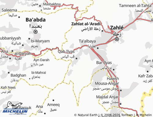 Mapa MICHELIN Qab Ilyas - ViaMichelin