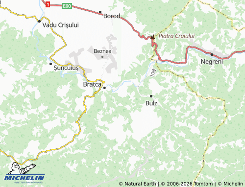 Kaart MICHELIN Lorău - ViaMichelin