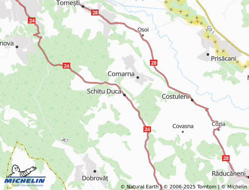 MICHELIN Schitu Duca map - ViaMichelin