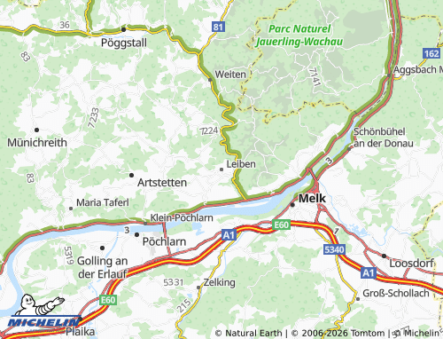 Mappa MICHELIN Leiben - ViaMichelin