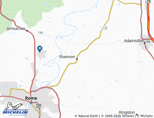 Mappa MICHELIN Shannon - ViaMichelin