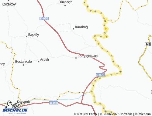 Mappa MICHELIN Sorguçkavaklı - ViaMichelin