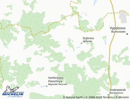 MICHELIN Blizhneye Natarovo map - ViaMichelin