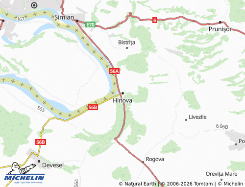 Mappa MICHELIN Hinova - ViaMichelin
