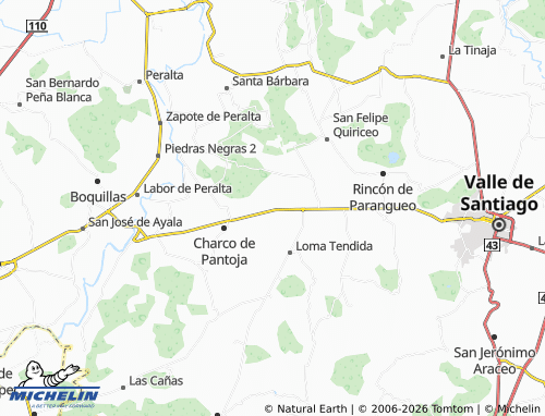 Mappa MICHELIN Cerro Colorado - ViaMichelin