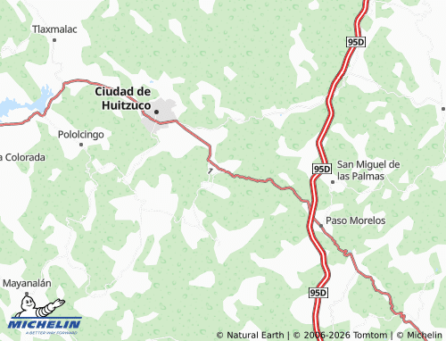 MICHELIN Amatitlán Grande map - ViaMichelin