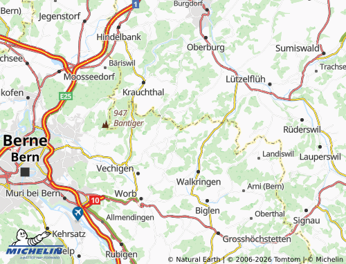 MICHELIN-Landkarte Dieboldshausen - ViaMichelin