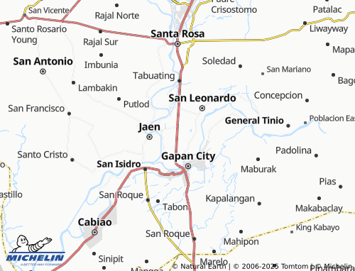 MICHELIN Nieves map - ViaMichelin