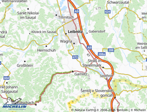 MICHELIN Unterlupitscheni map - ViaMichelin