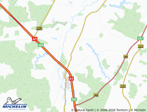 MICHELIN Pagynė map - ViaMichelin