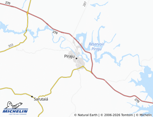 Mappa MICHELIN Piraju - ViaMichelin