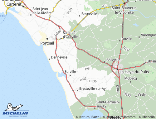 MICHELIN Baudreville map - ViaMichelin