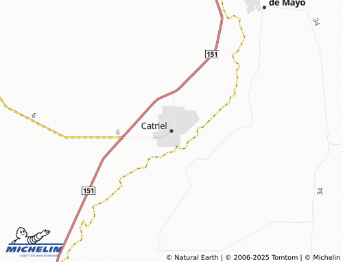 MICHELIN Catriel map - ViaMichelin