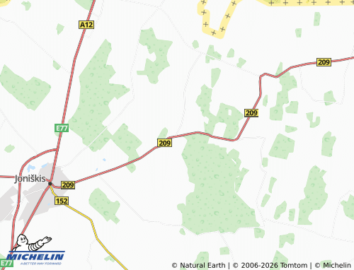 Mappa MICHELIN Mindaugiai - ViaMichelin