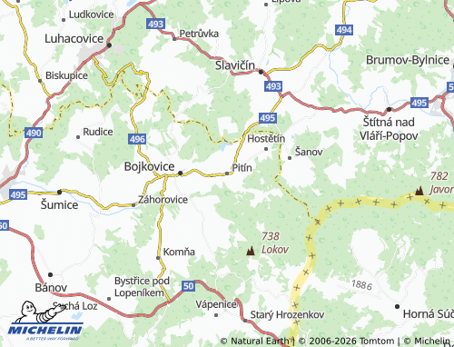 Mappa MICHELIN Pitín - ViaMichelin
