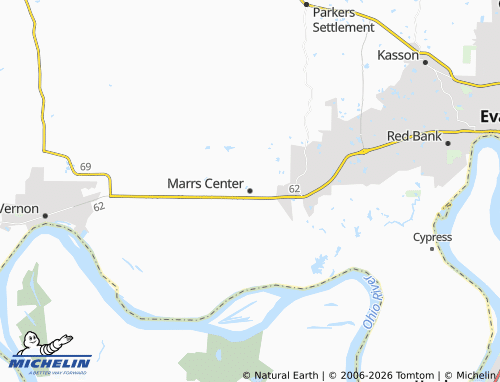 Carte MICHELIN Marrs Center - ViaMichelin