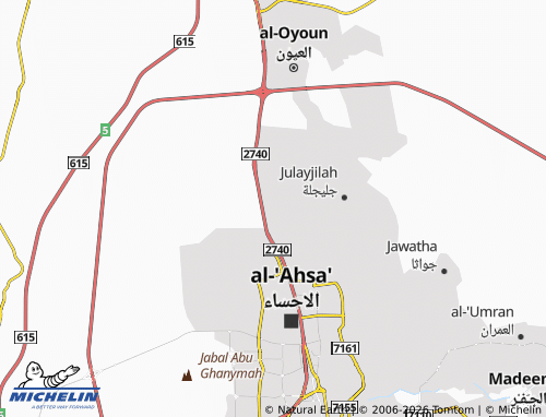 MICHELIN Al Thani map - ViaMichelin