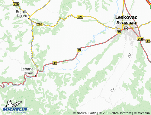 Mapa MICHELIN Bošnjace - ViaMichelin
