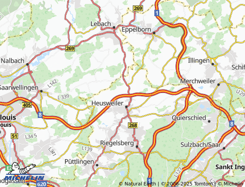 MICHELIN Hirtel map - ViaMichelin