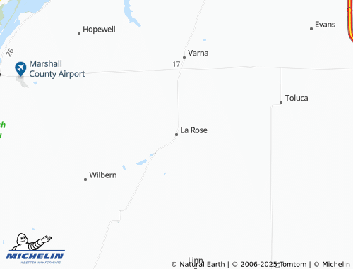 MICHELIN La Rose map - ViaMichelin