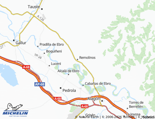 MICHELIN Remolinos map - ViaMichelin