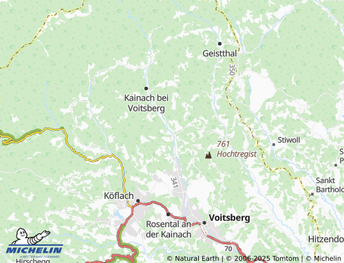 MICHELIN Kohlschwarz map - ViaMichelin