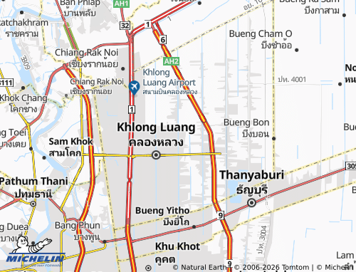 Mappa MICHELIN Khlong Sam - ViaMichelin