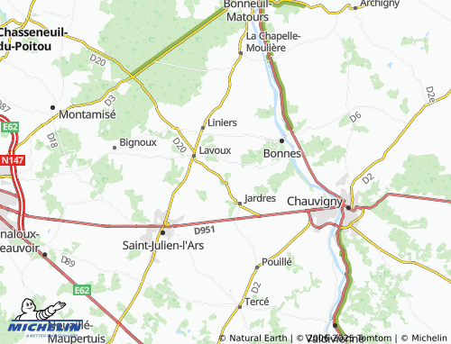 MICHELIN Bois Robert map - ViaMichelin