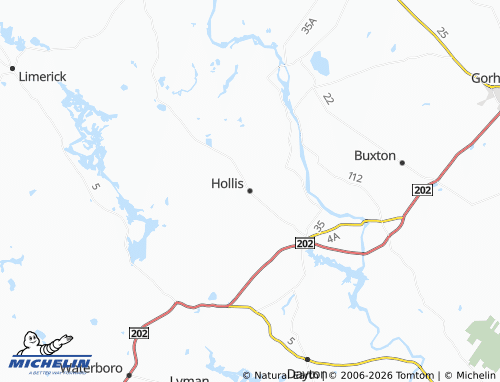 Carte MICHELIN Hollis - ViaMichelin