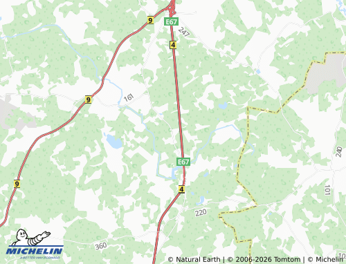 MICHELIN-Landkarte Metsanurga - ViaMichelin