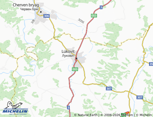 MICHELIN Lukovit map - ViaMichelin