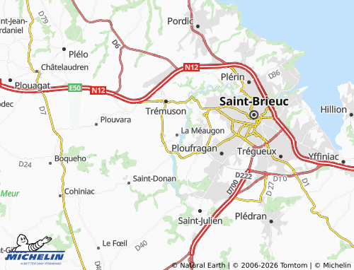 MICHELIN La Méaugon map - ViaMichelin