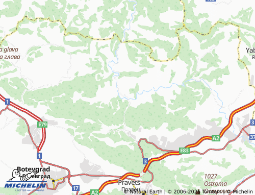 Mappa MICHELIN Kalugerovo - ViaMichelin