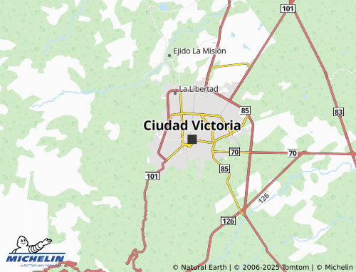 MICHELIN Héroe de Nacozari map - ViaMichelin