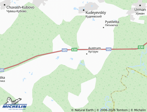 MICHELIN-Landkarte Kalininskiy - ViaMichelin