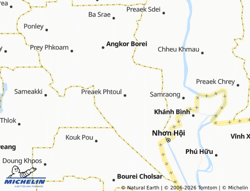 Mapa MICHELIN Preaek Phtoul - ViaMichelin