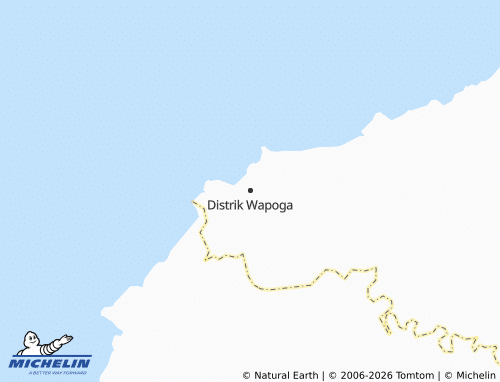 Mapa MICHELIN Distrik Wapoga - ViaMichelin
