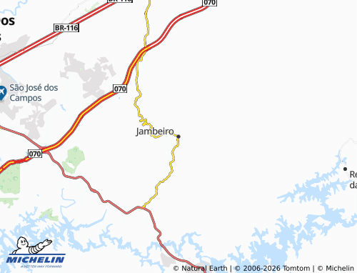 MICHELIN Jambeiro map - ViaMichelin