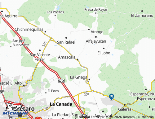 MICHELIN Amazcala map - ViaMichelin